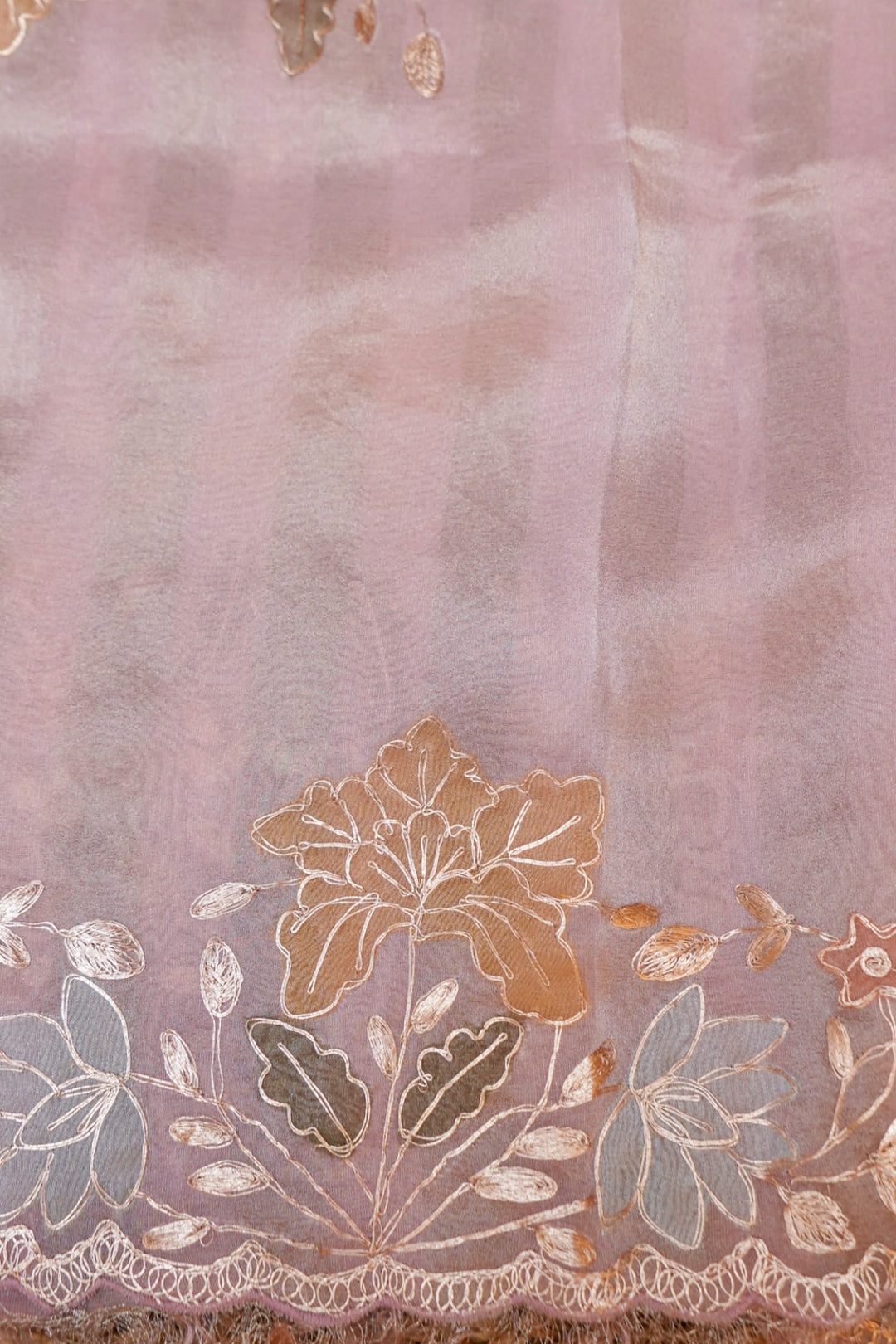 Pure Soft Tissue Saree with Pitta Zari &amp; Placement Hand Painting