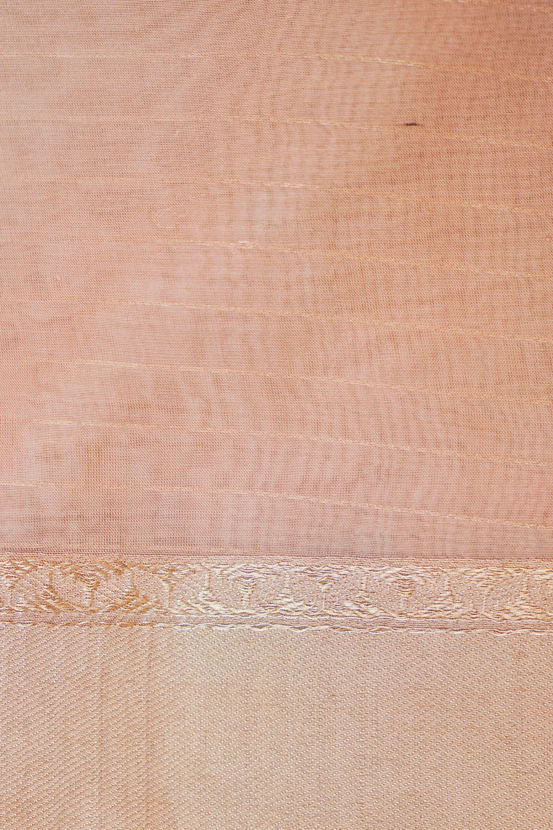 Timeless Grace Cream Kora Silk Saree with Tilfi Zari & Meenakari Jaal Weave