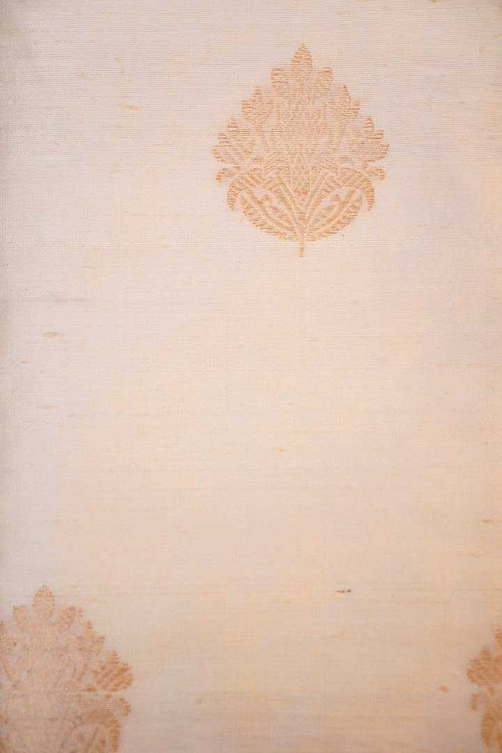 Pure Handloom Raw Silk Dyeable Suit with Organza Dupatta