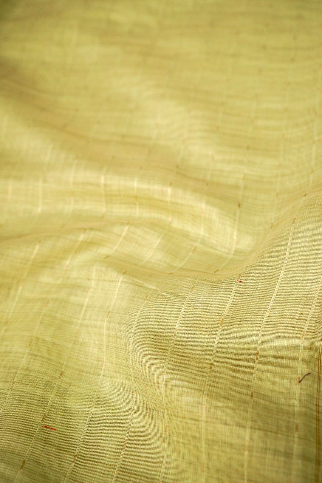 Elegant Pastel Green Cotton Silk Saree with Zari Stripe Weave Paithani Pallu View 4