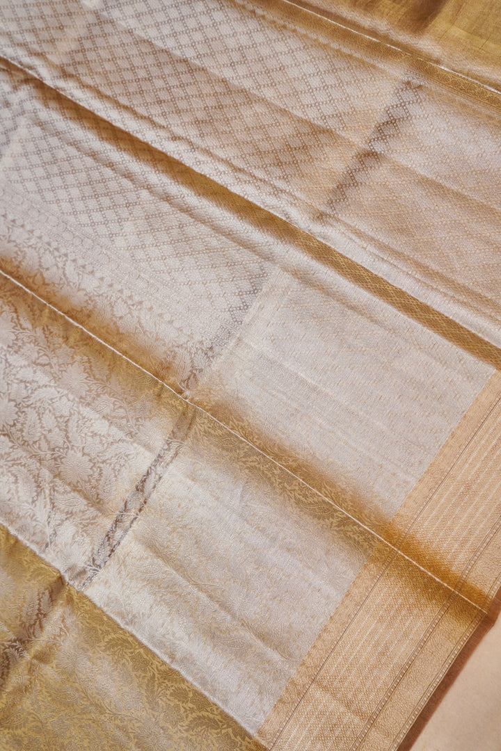 Mauve Majesty Pure Brocade Katan Silk Banarasi Saree View 2