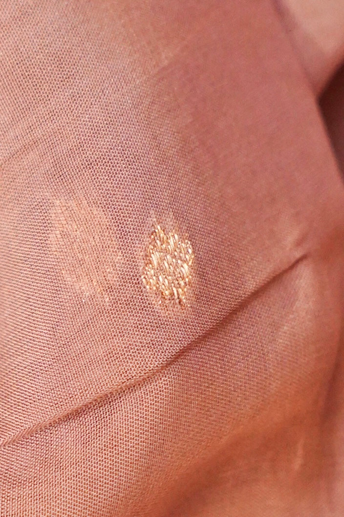 Mauve Banarasi Brocade Soft Silk Unstitched Suit Set with Hand Zardozi Embroidery Bird Motif