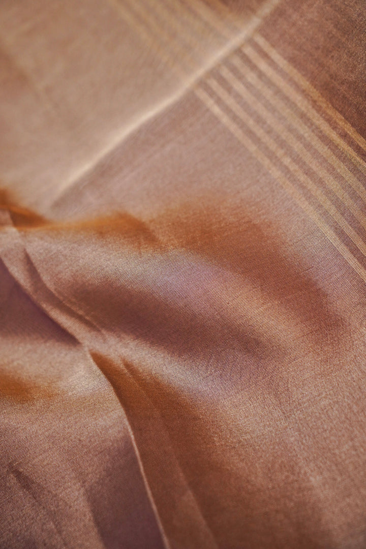 Mauve Majesty Pure Banarasi Brocade Katan Silk Saree View 5