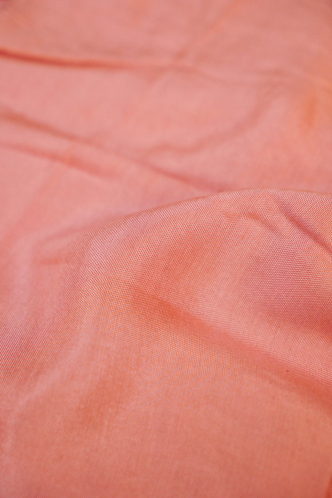 Pink Pure Chanderi Kota Fabric with Mirror & French Knot Thread Embroidery