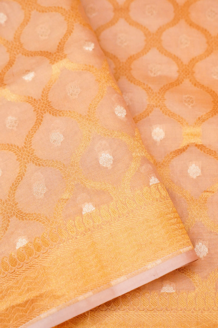 Handwoven Banarasi Lavender Pure Tissue Katan Silk Saree