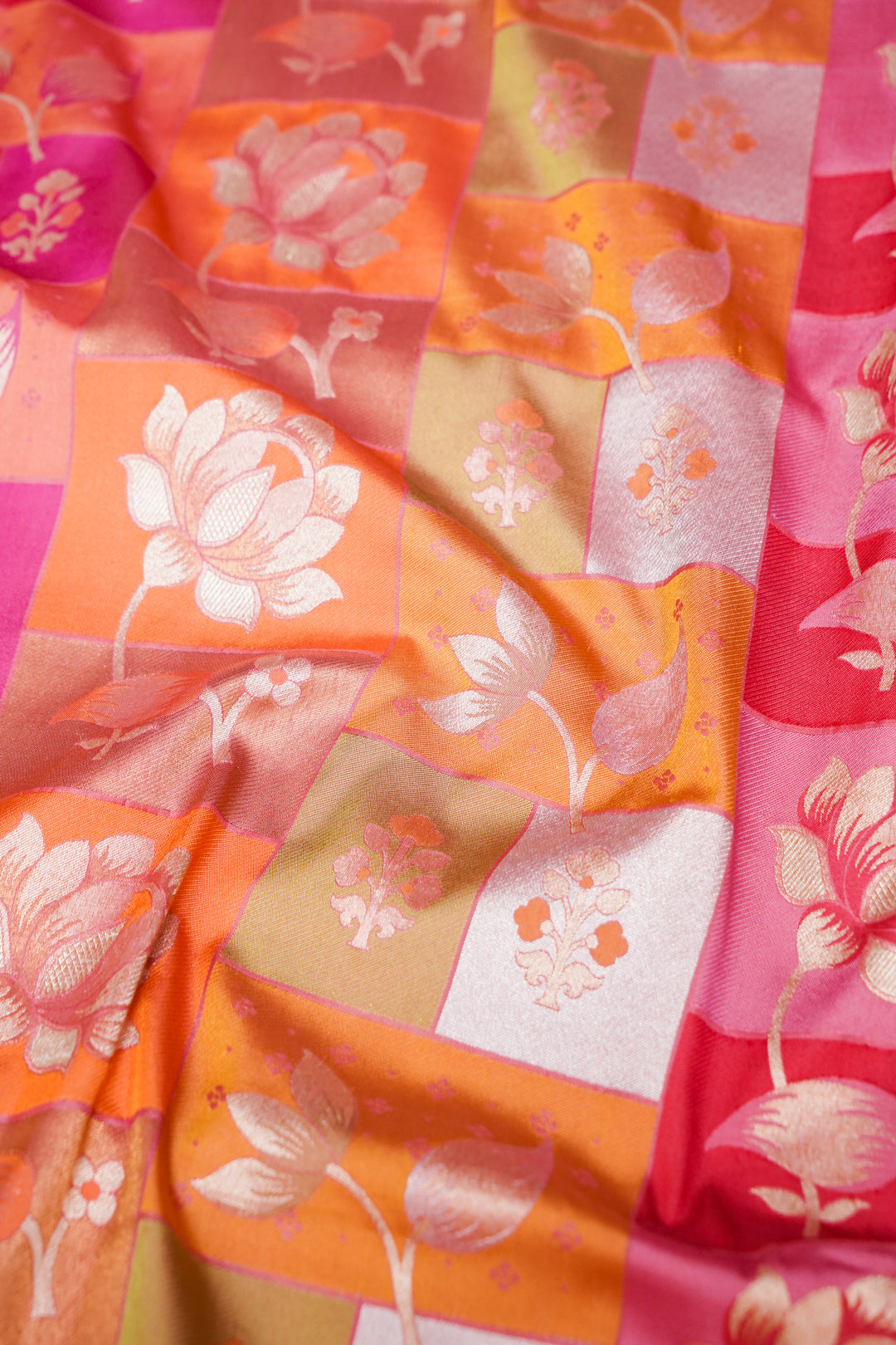 Handwoven Banarasi Pure Katan Silk Meenakari Rangkaat Saree