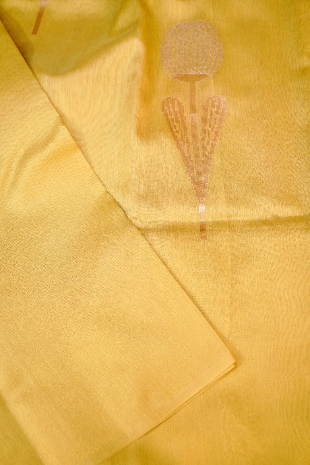 Pista Green Pure Tissue Soft Silk Saree with Sonaroopa Boota