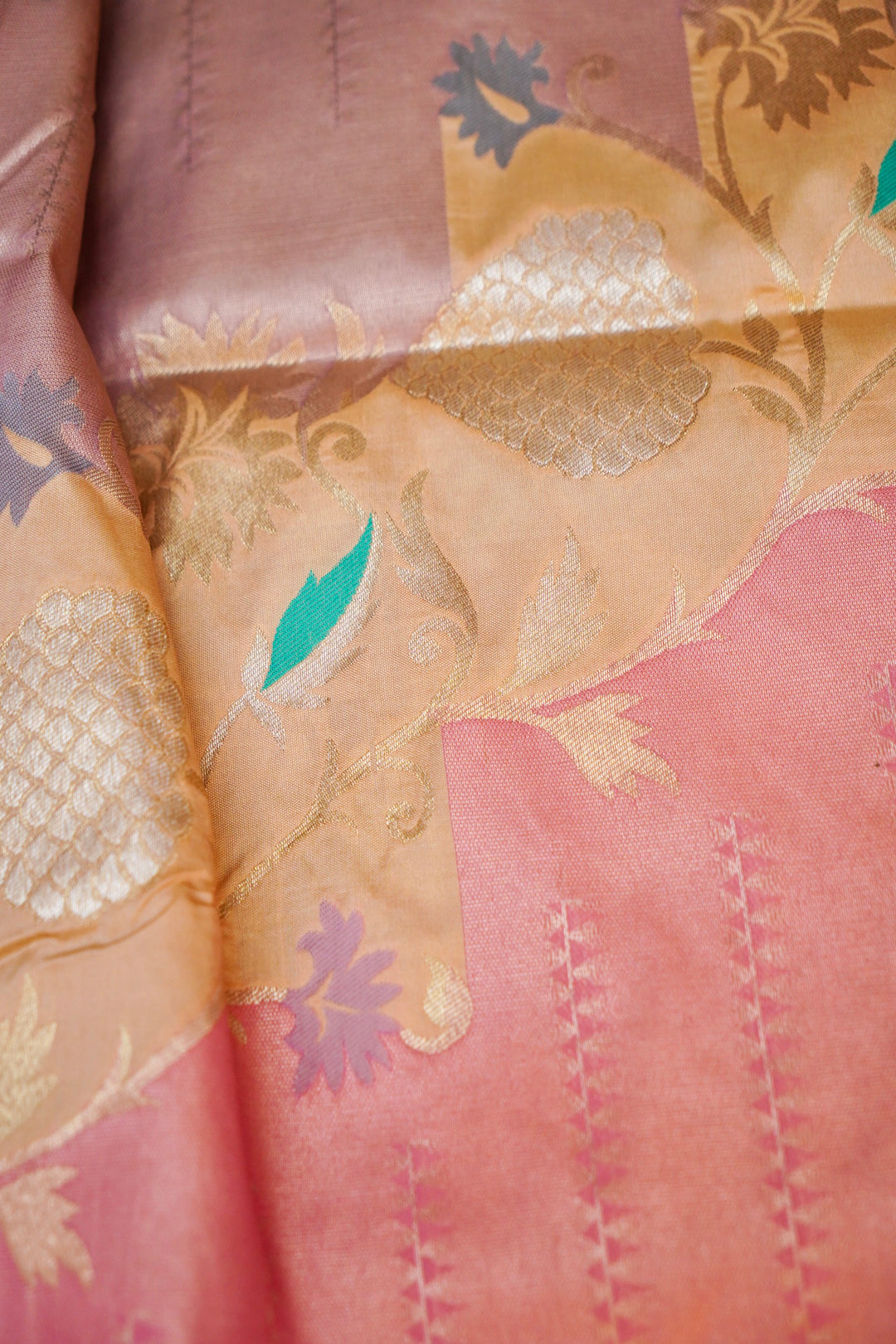 Heritage Splendor Banarasi Rangkat Pure Katan Silk Saree