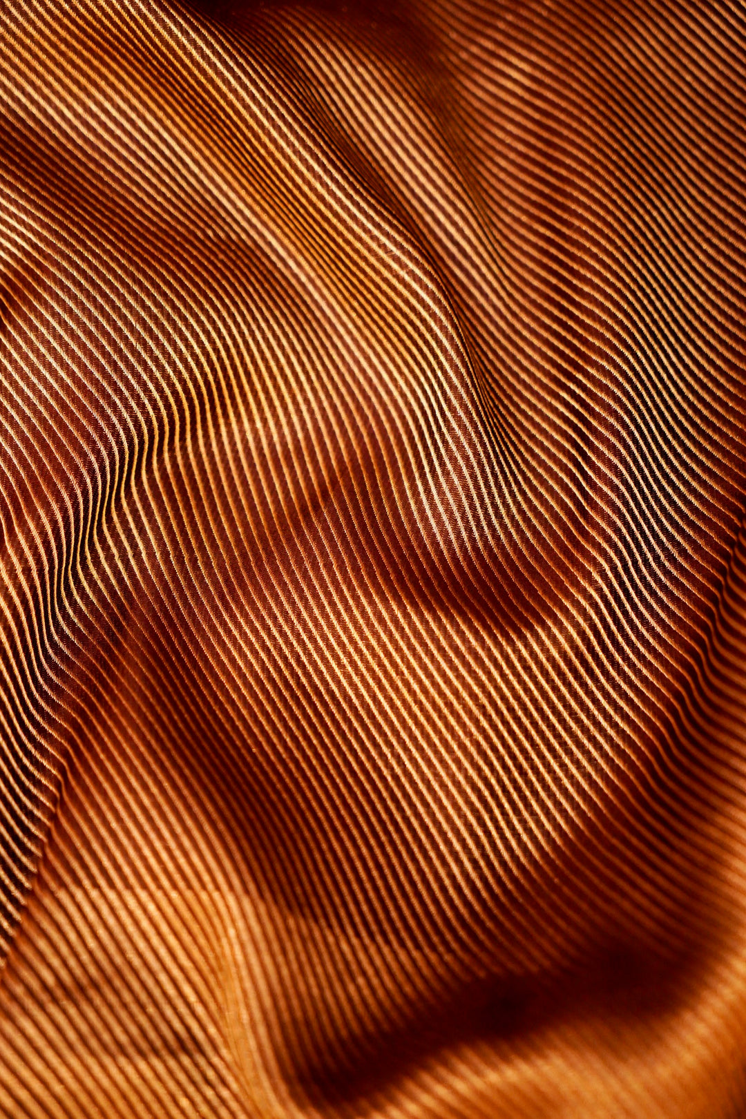 Handwoven Banarasi Brown Pure Katan Satan Silk Cocktail Saree