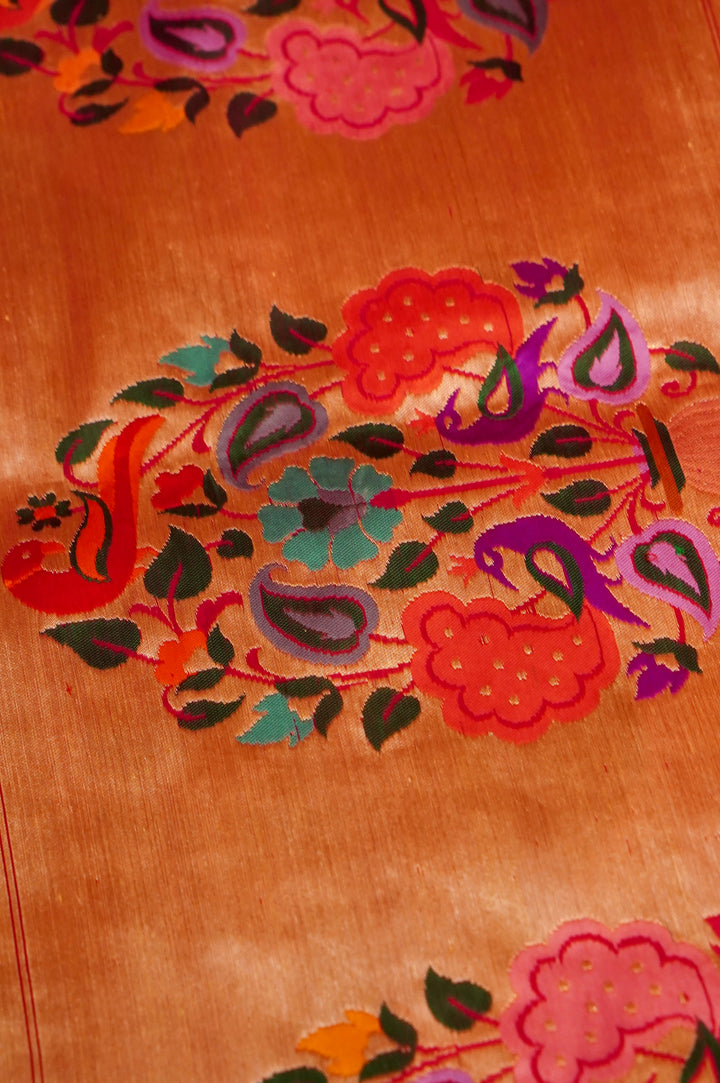 Handwoven Red Bridal Banarasi Pure Katan Silk Saree