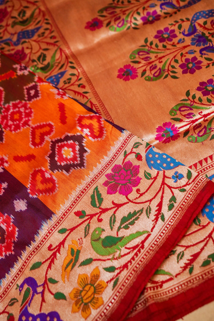 Rani Rangkaat Banarasi Kimkhwab Pure Katan Silk Saree View 3
