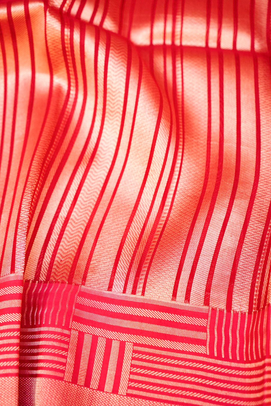 Pink Pure Organza Silk Saree with Brocade Organza Body and Silk Border