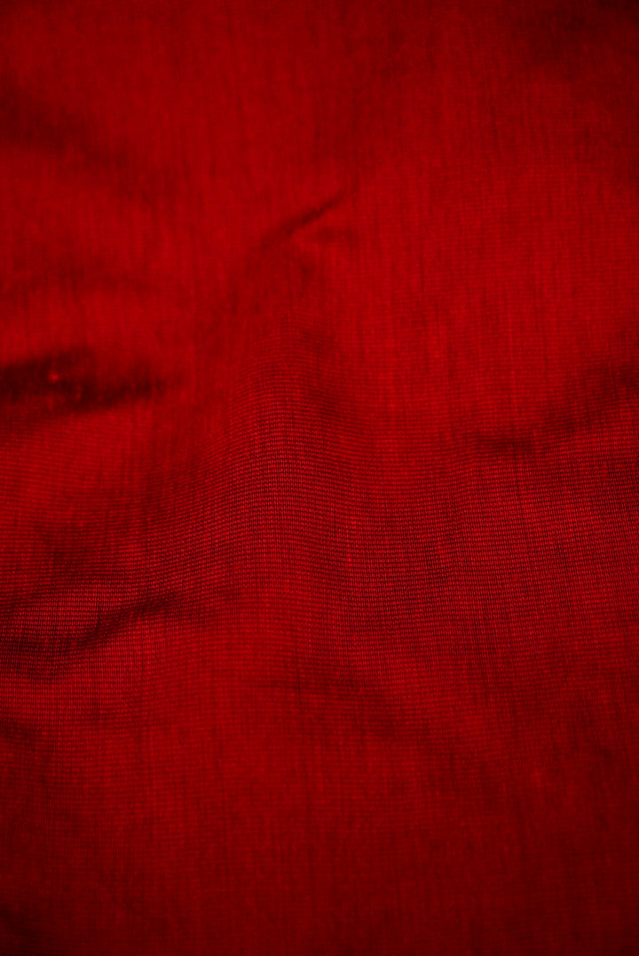 Pure Silk Tussar Fabric with Mural Art Thread Embroidery and Hand Block Prints