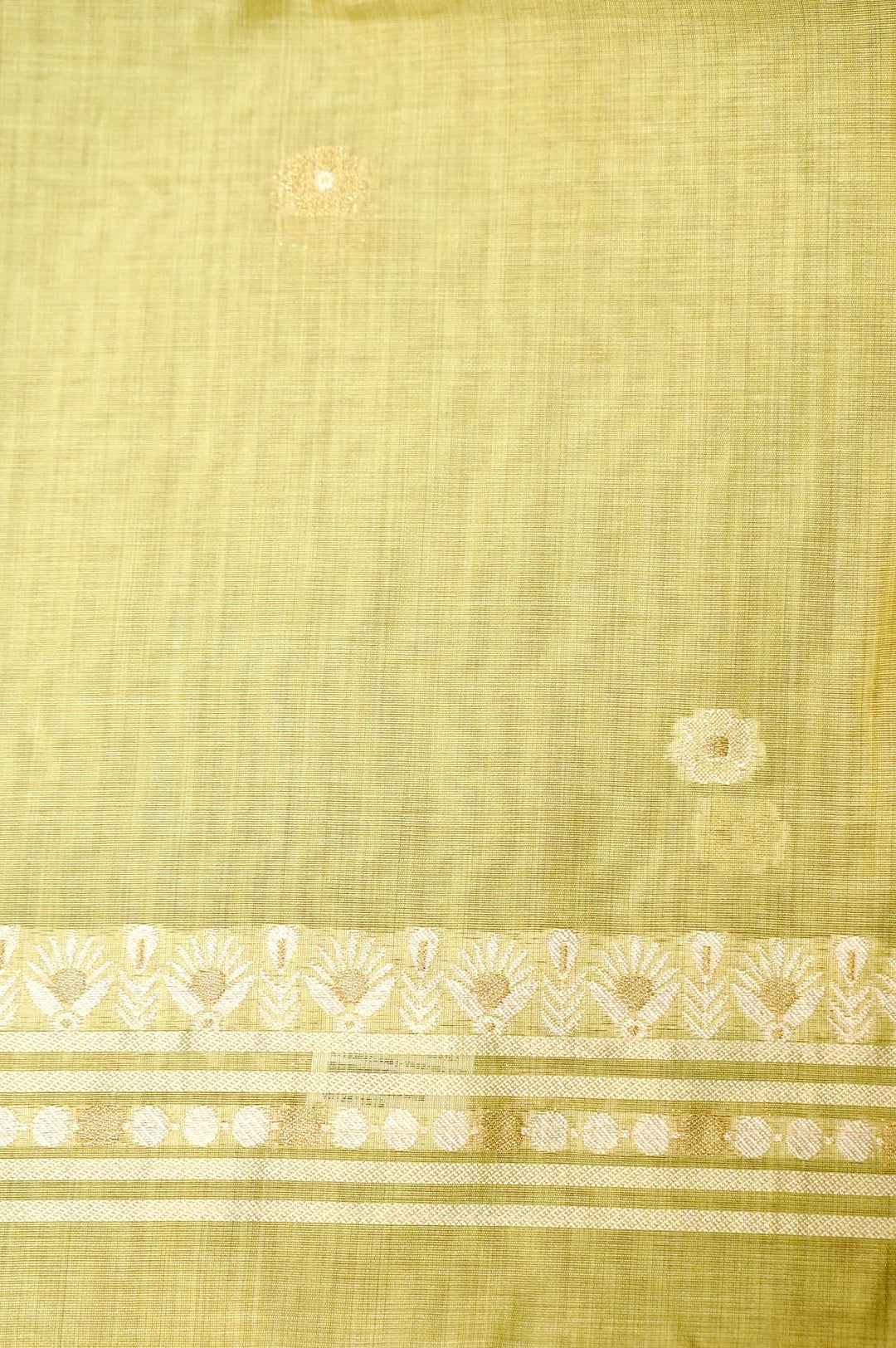 Pistachio Green Cotton Unstitched Suit Set