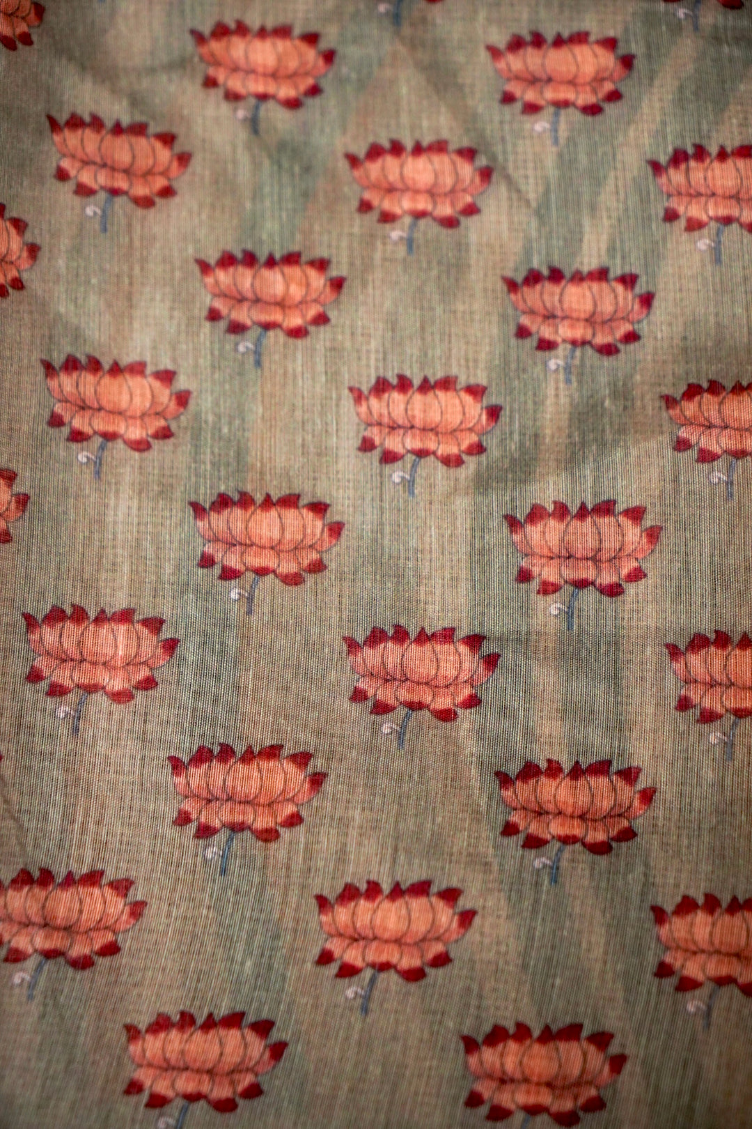 Festive Kota Check Saree with Aari Tari Detailing Pichwai Kalamkari Border Blouse