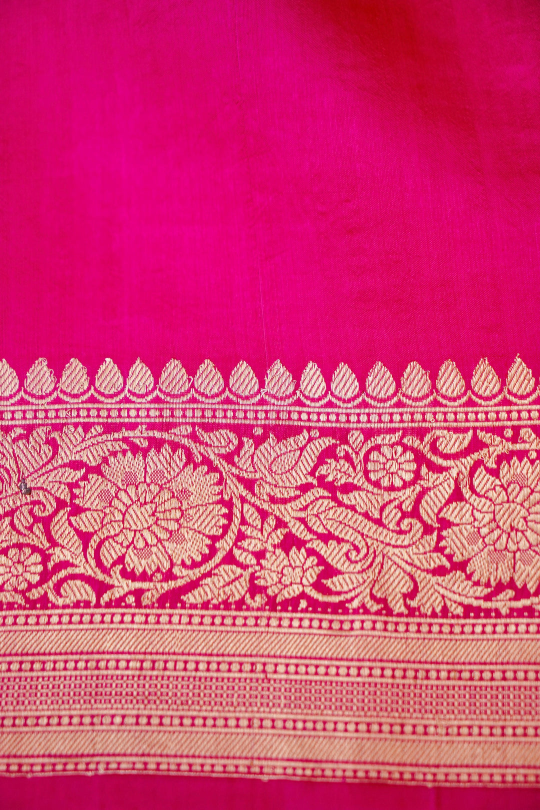 Hot Pink Chand Boora Sonakshi Sinha Inspired Banarasi Saree View 6