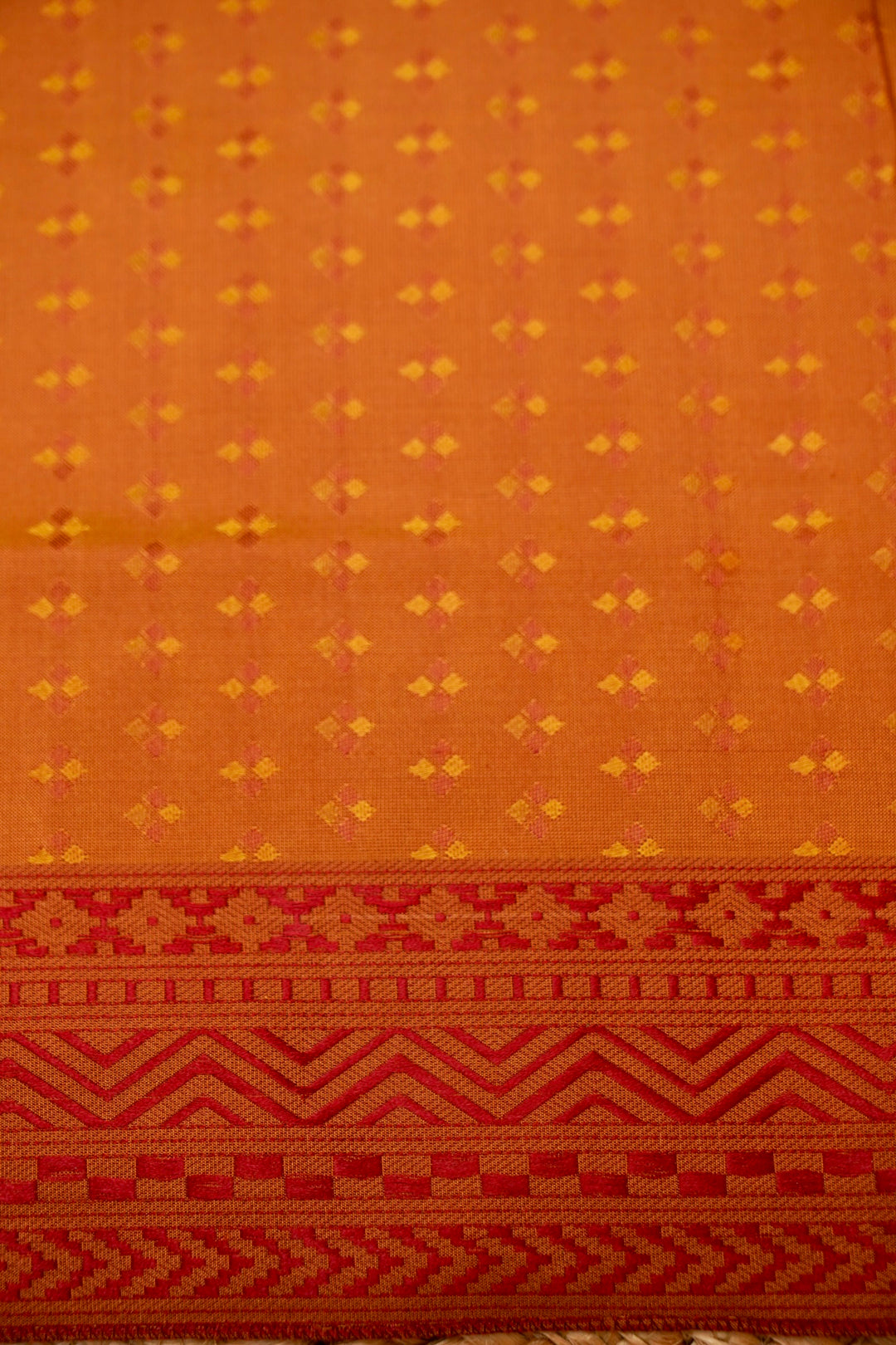 Mustard Yellow Handwoven Pure Banarasi Tanchoi Silk Saree