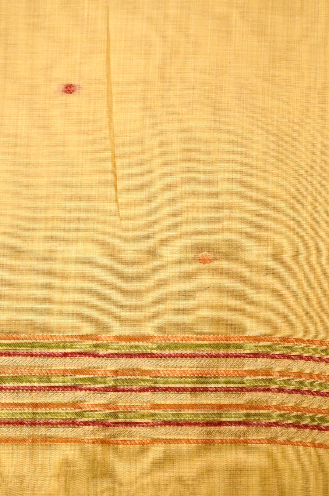 Radiant Pastel Yellow Meenakari Bird Cotton Silk Suit Set