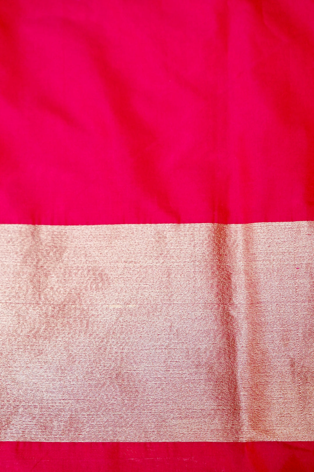 Fuchsia Pink Modal Silk Co-Ord Set with Intricate Woven Design