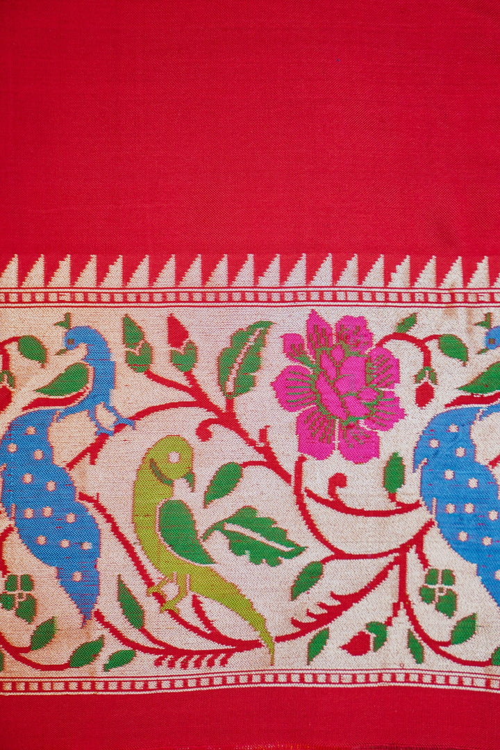 Rani Rangkaat Banarasi Kimkhwab Pure Katan Silk Saree View 6