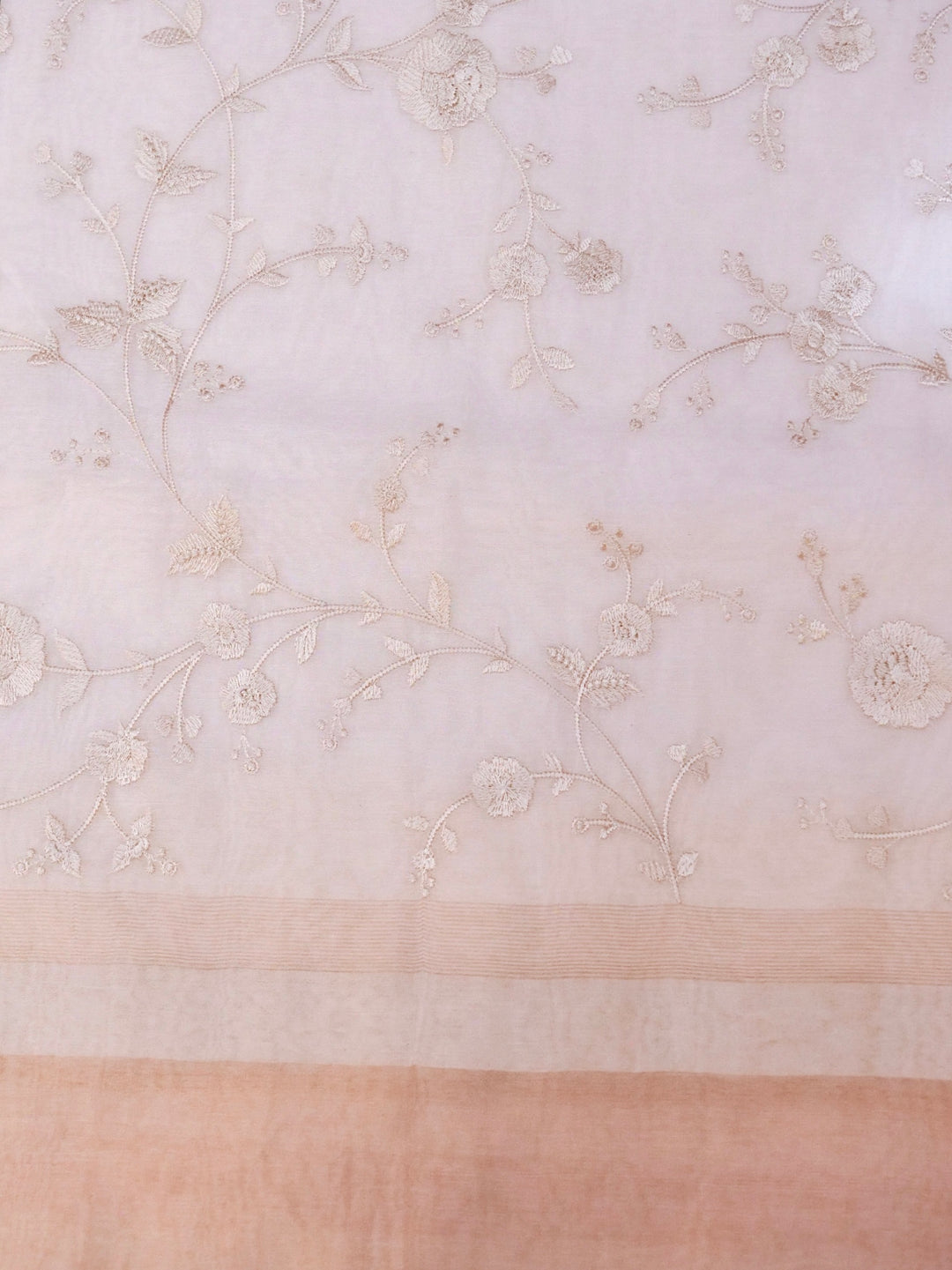Pure Handloom Chanderi Silk Suit with Pitta Zari Work White Designer Ethnic Wear View 4
