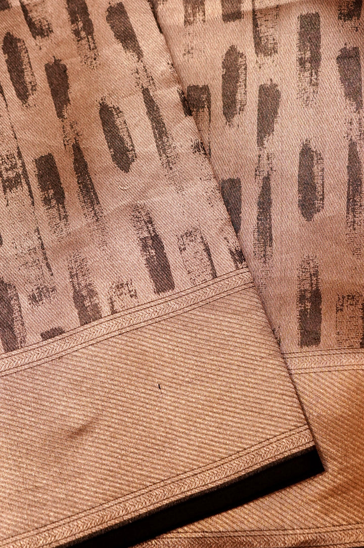 Midnight Royale – Black Banarasi Silk Organza Brocade Saree