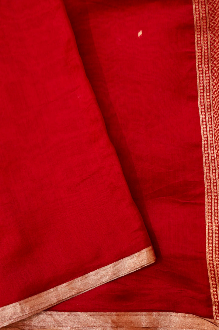 Royal Maroon Grace – Pure Banarasi Handloom Chiniya Silk Saree
