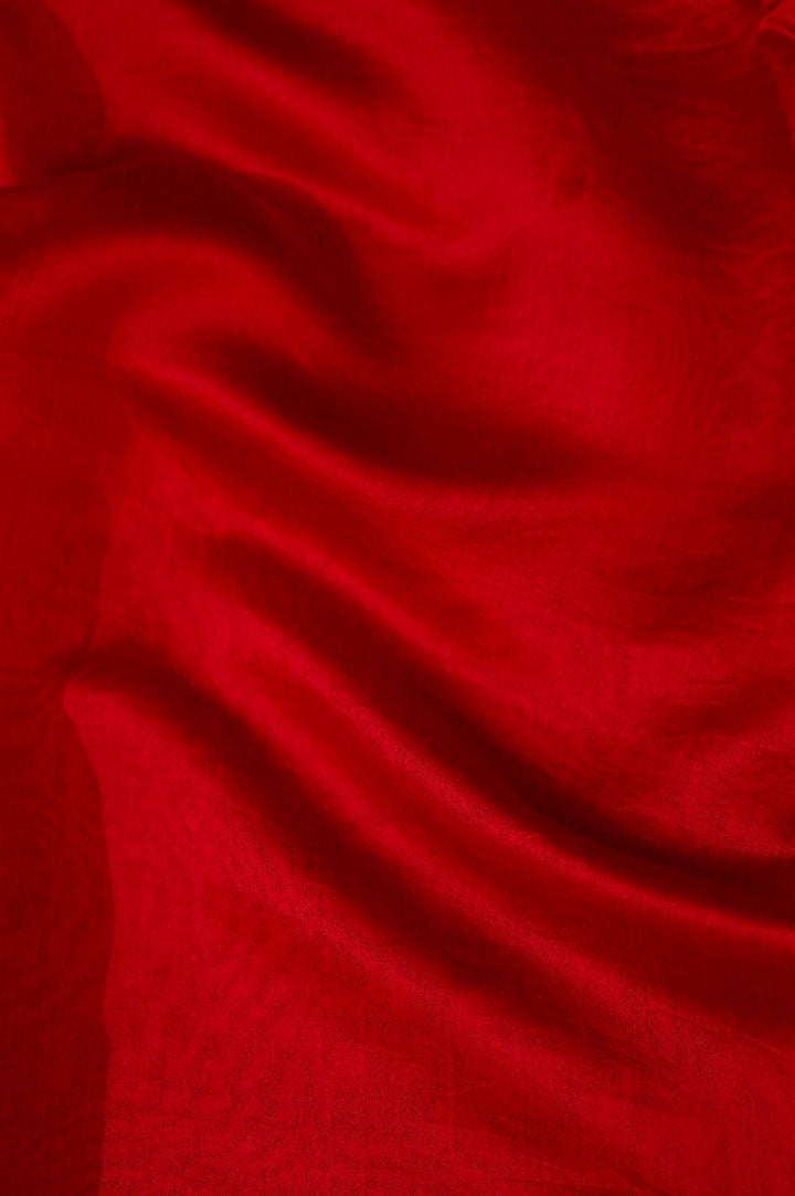Royal Maroon Grace – Pure Banarasi Handloom Chiniya Silk Saree