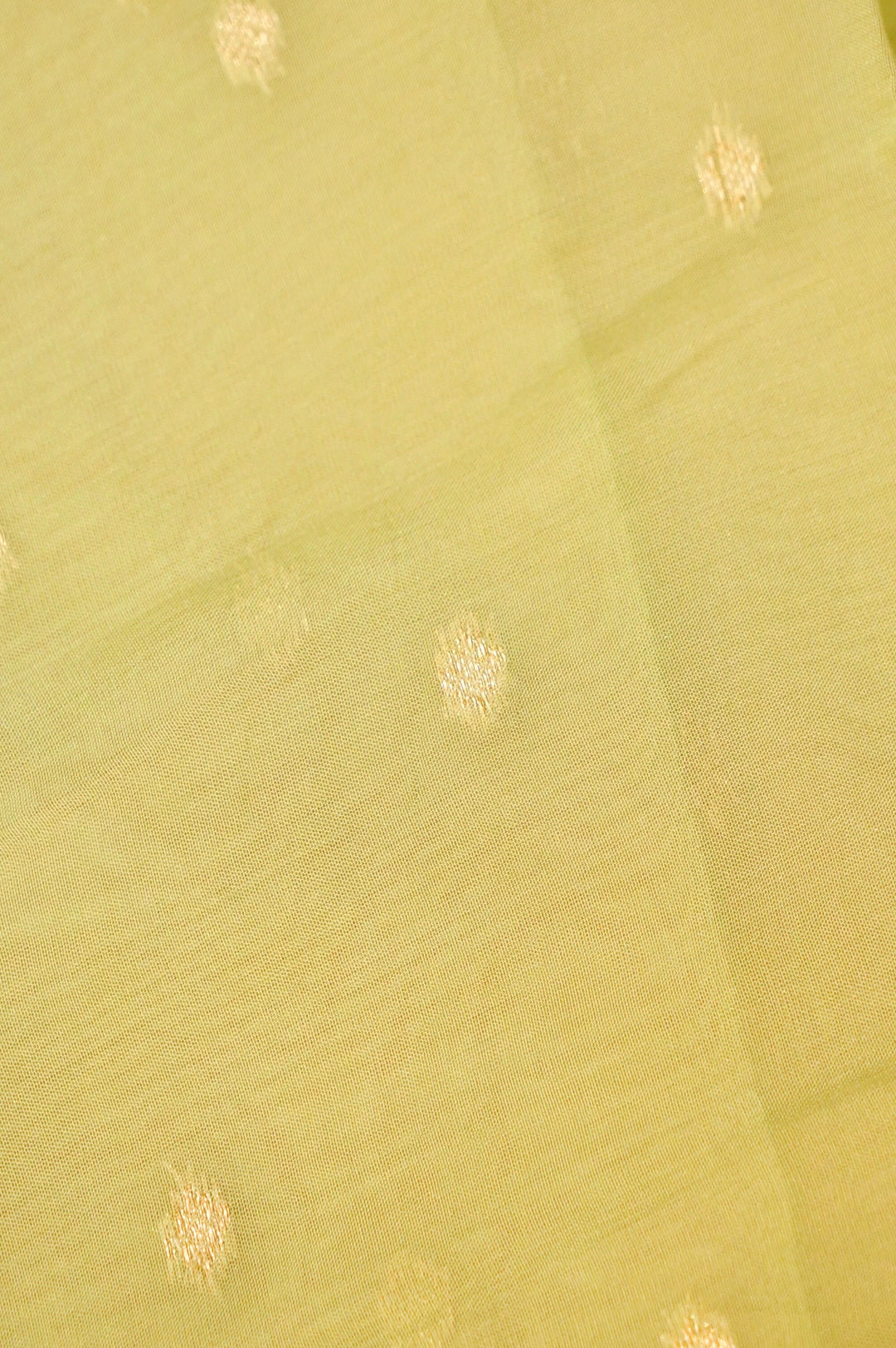 Pista Green Banarasi Brocade Soft Silk Unstitched Suit Set with Hand Zardozi Embroidery Work