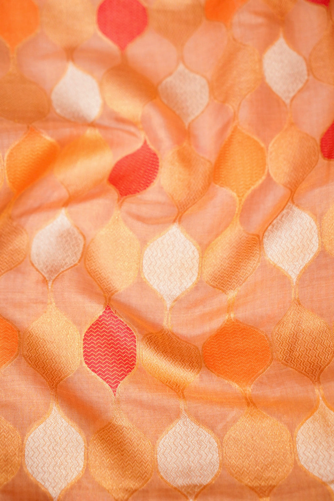 Baby Pink Handloom Banarasi Pure Katan Tissue Silk Meenakari Saree