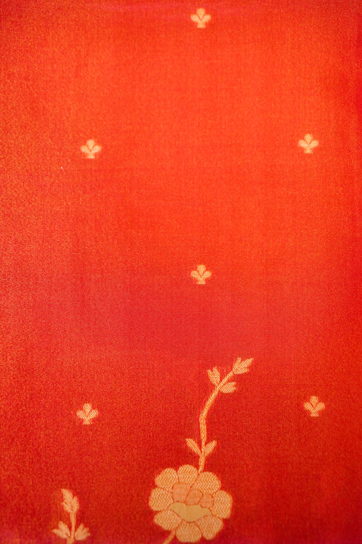 Pink Banarasi Tissue Silk Saree with Meenakari Jangla Top and Elephant Motif Dupatta