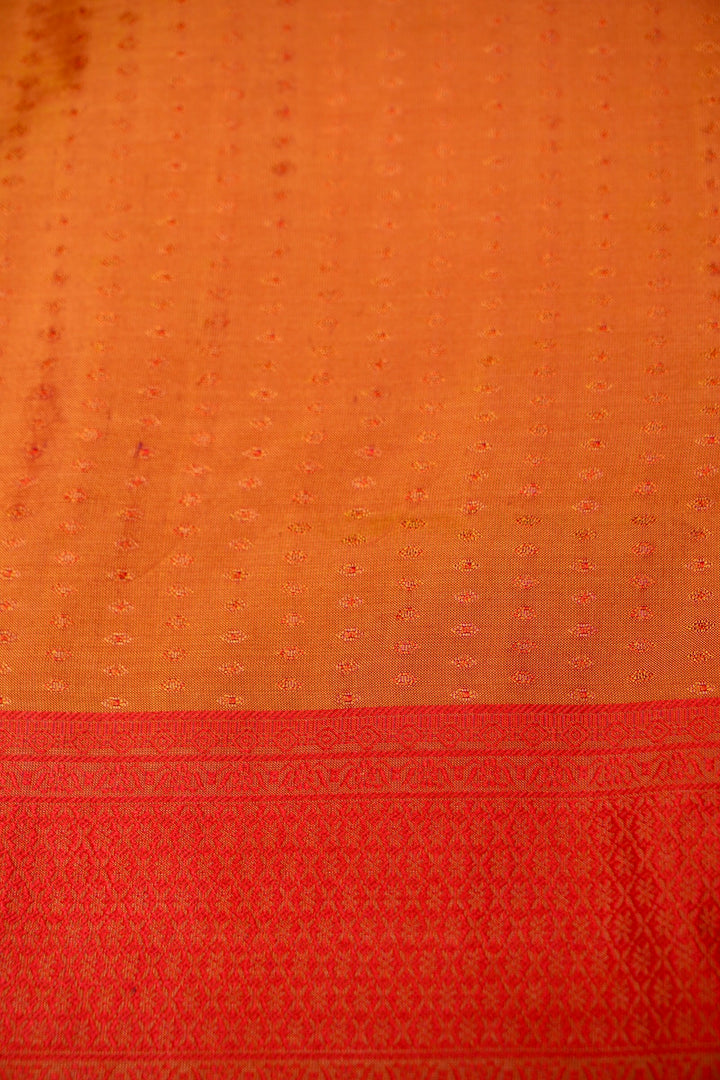 Haldi Special Mustard Yellow Handwoven Banarasi Pure Tanchoi Silk Saree