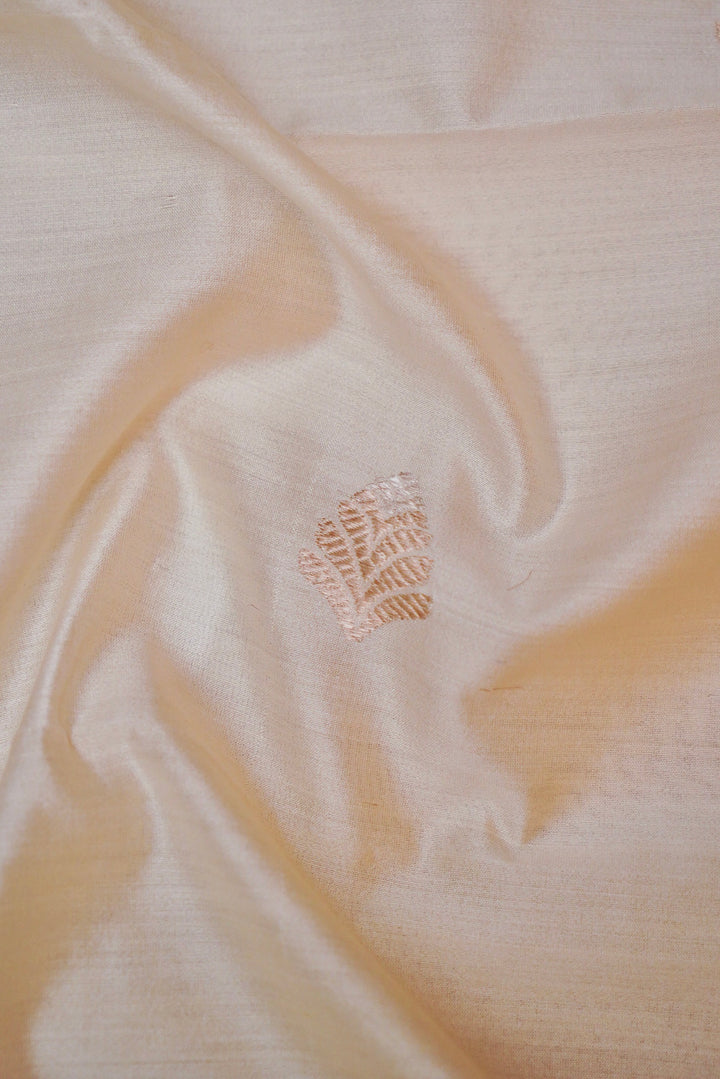 Handwoven Dyeable Banarasi Pure Katan Silk Kadhua Booti Fabric