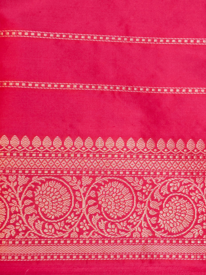 Handwoven Banarasi Kadwa Pure Katan Silk Rangkaat Saree View 7