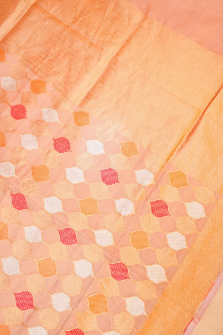 Baby Pink Handloom Banarasi Pure Katan Tissue Silk Meenakari Saree