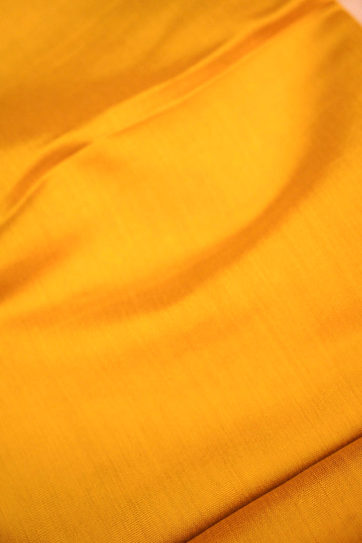 Yellow Banarasi Chanderi Silk Suit Set Perfect for Haldi Ceremony