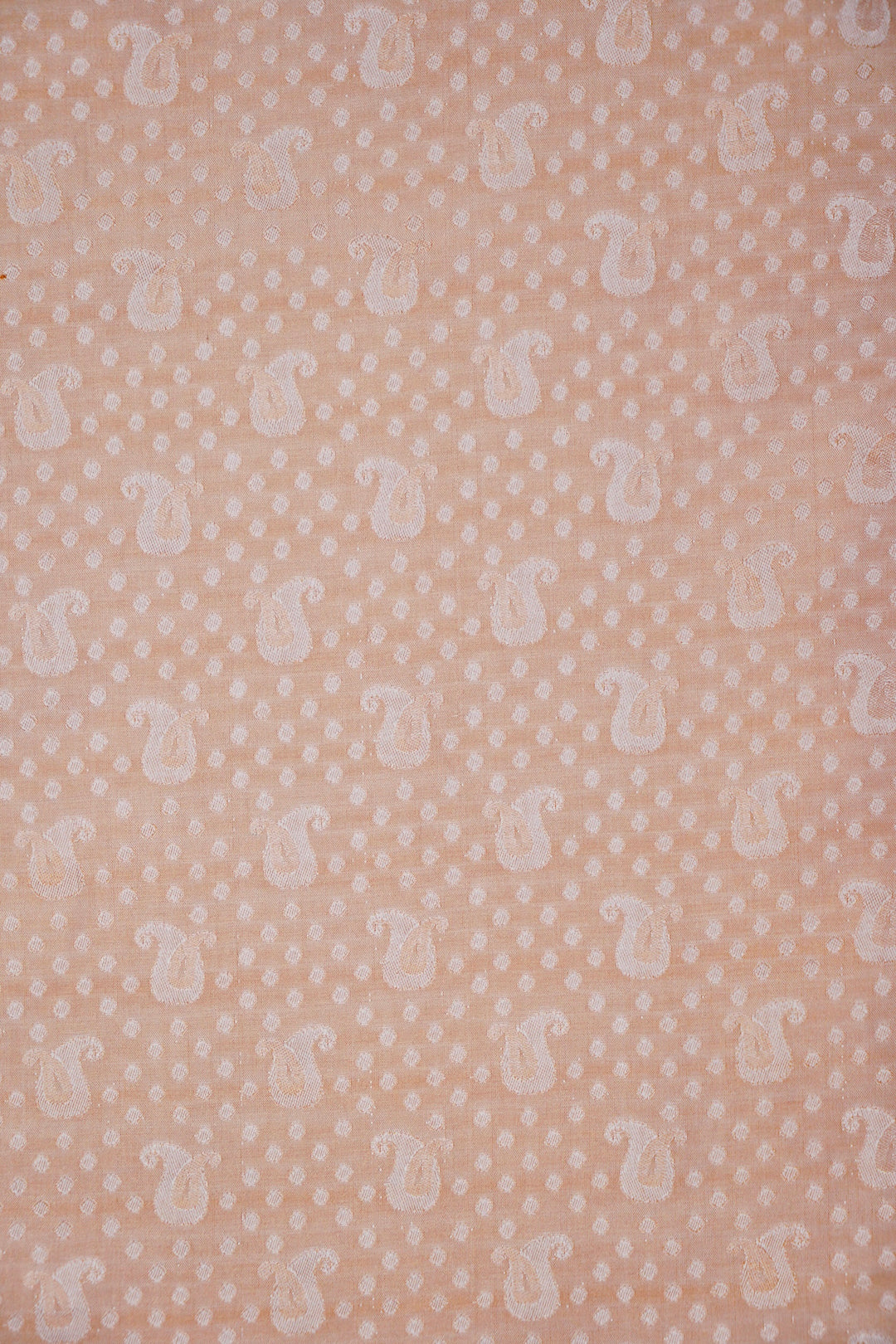 Exquisite Handwoven Dyeable Katan Tissue Fabric with Tanchoi Motifs