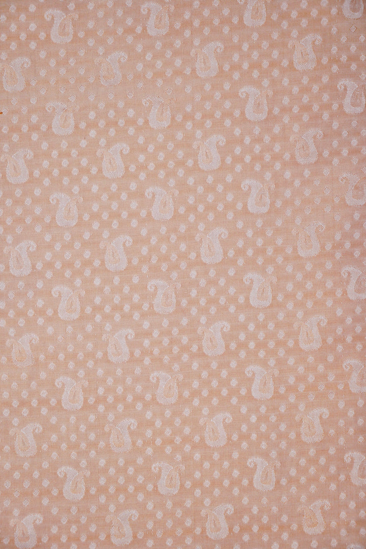 Exquisite Handwoven Dyeable Katan Tissue Fabric with Tanchoi Motifs