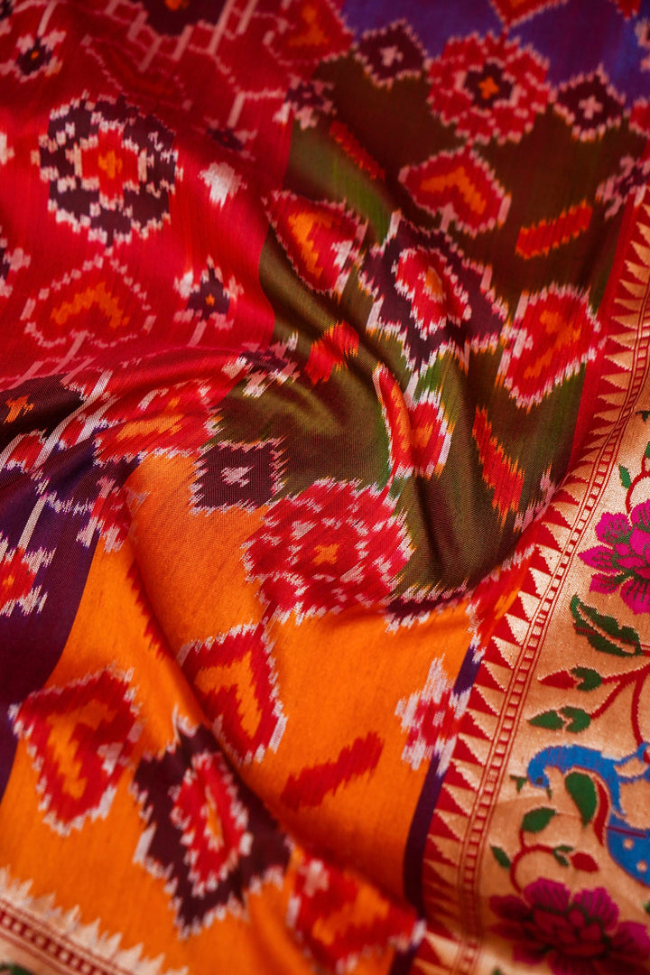 Rani Rangkaat Banarasi Kimkhwab Pure Katan Silk Saree View 5