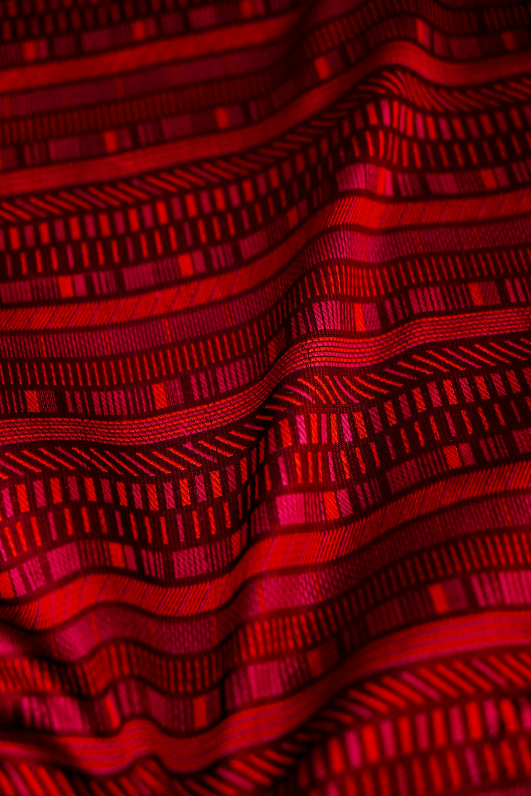 Wine Pure Katan Tanchoi Silk Contemporary Banarasi Saree