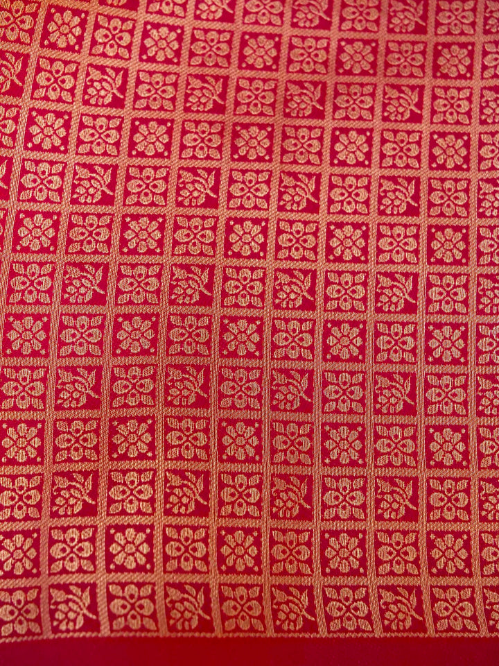 Bird Motif Handwoven Banarasi Paithani Tissue Silk Saree