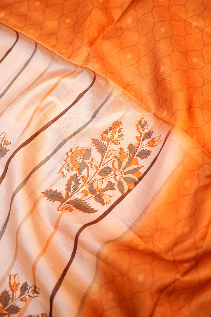 Banarasi Chanderi Tussar Silk Suit Perfect for Haldi Ceremony