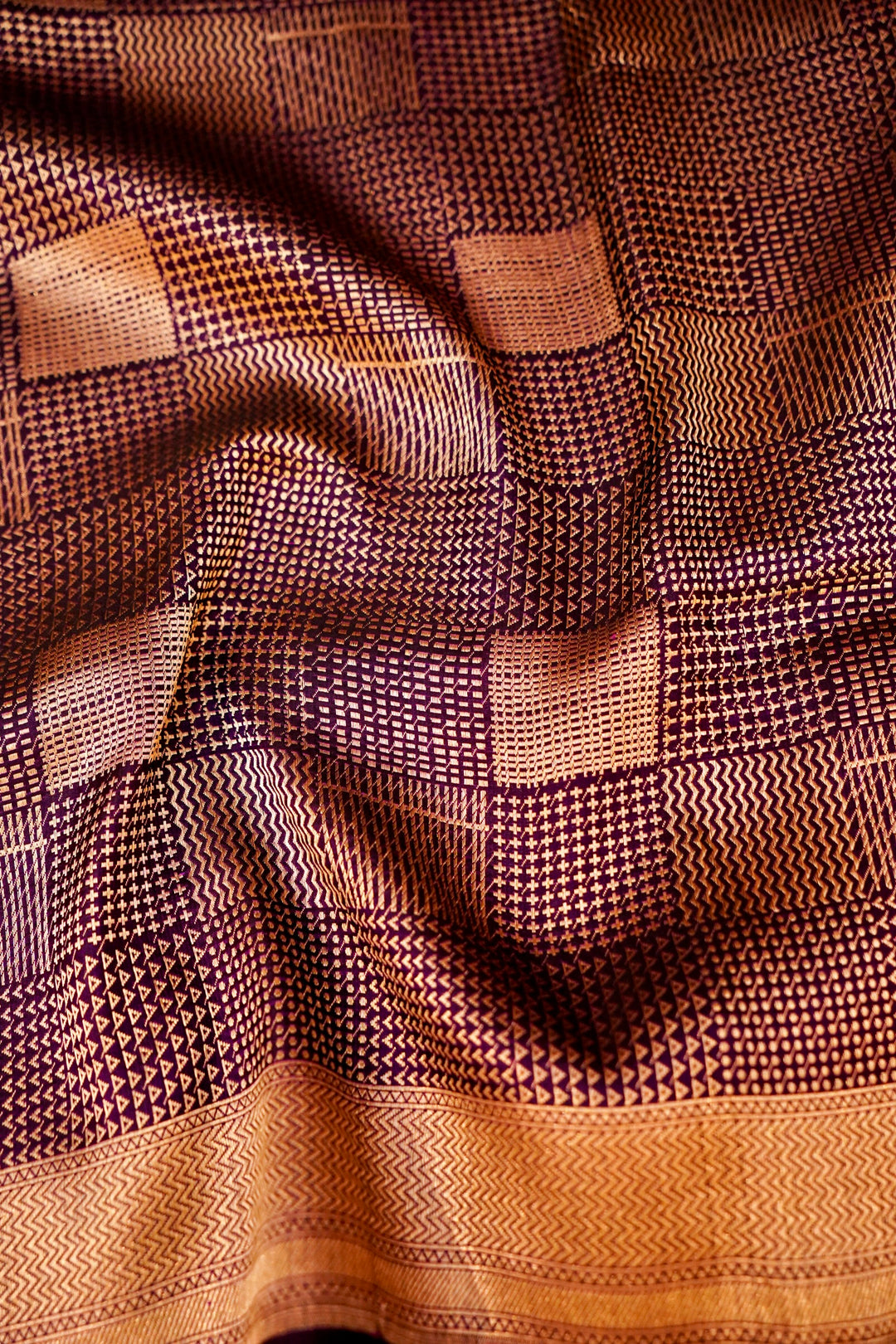 Handwoven Banarasi  Pure Katan Satan Silk Contemporary Saree