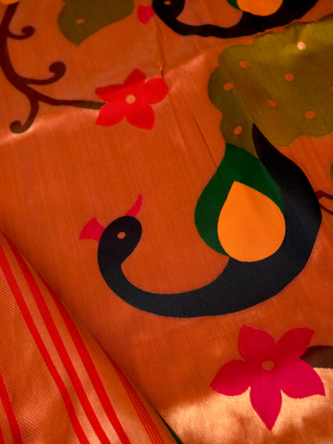 Banarasi Paithani Tissue Silk Saree with Traditional Border and Rich Pallu