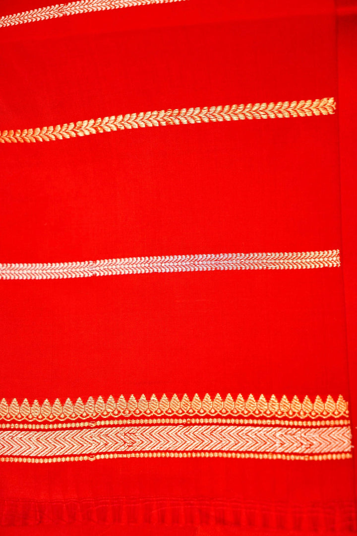 Handwoven Banarasi Pink Pure Katan Silk Bridal Saree