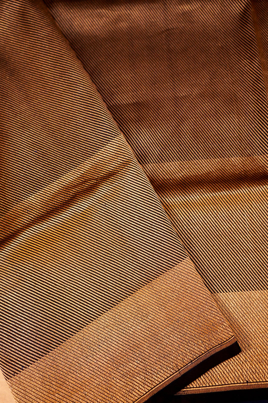 Handwoven Banarasi BlackPure Katan Satan Silk Cocktail Saree