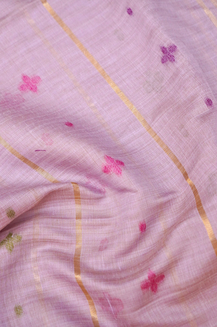 Enchanting Lavender Meenakari Bird Motif Suit Set