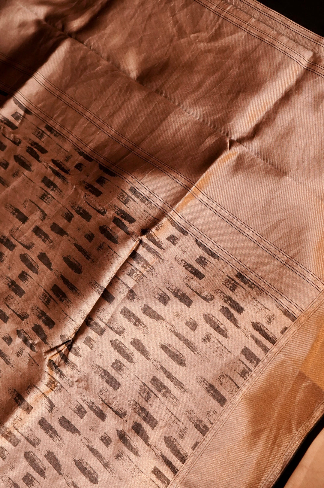 Midnight Royale – Black Banarasi Silk Organza Brocade Saree