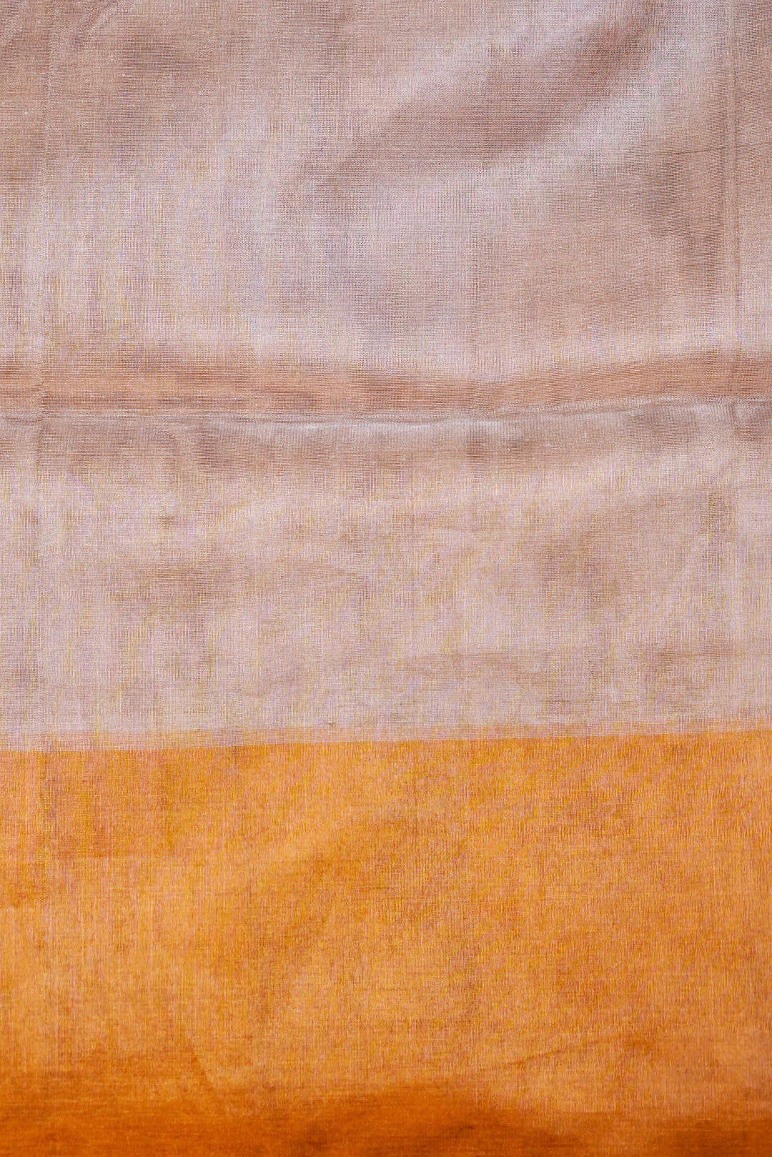 Handwoven Banarasi Golden and Silver Tissue Silk Fabric