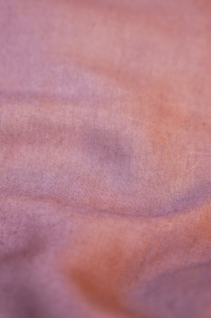 Dark Mauve Crepe Tissue Silk Suit Set with Pitta Zari and embroidery Work